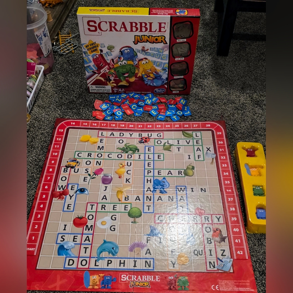 Scrabble Junior Crossword Board Game